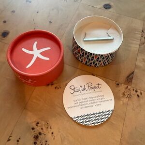 NWT | Starfish Project | Silver Bar Pendant Necklace | Gift Boxed